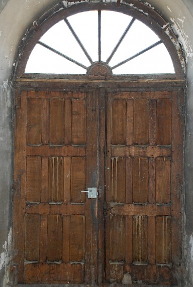 Klosterkirche: Einganstüre (von innen)